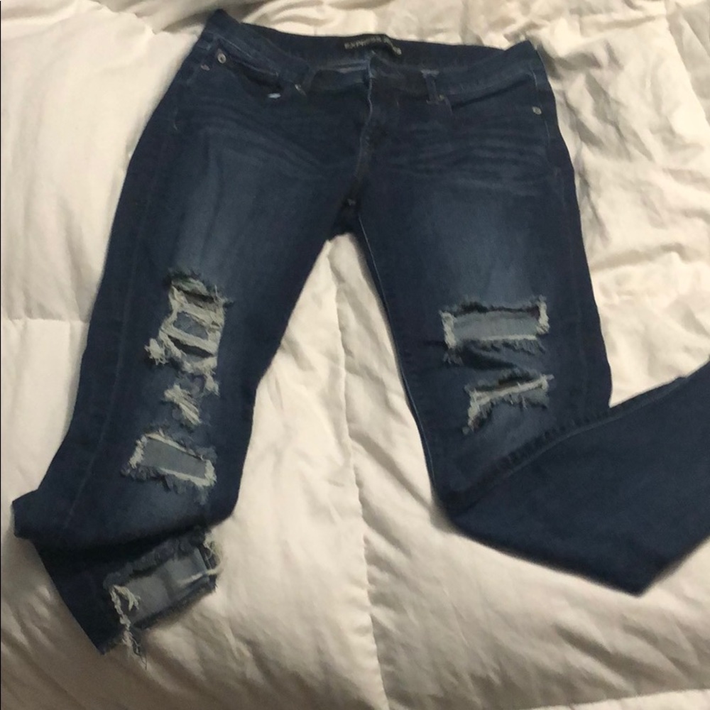Express jean leggings
